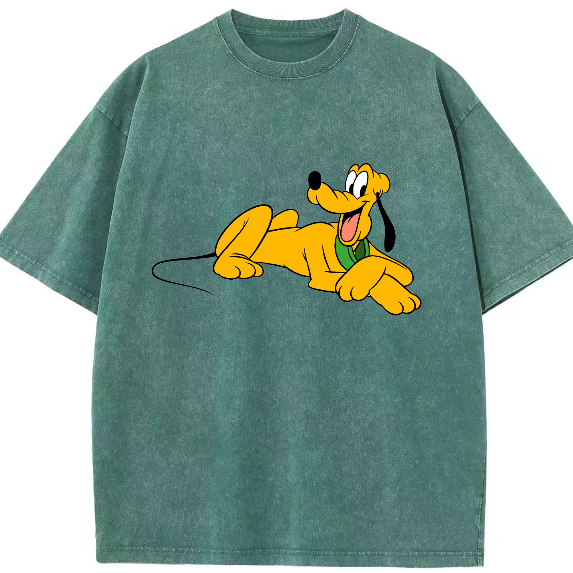 （画像用） ミッキーマウス Mickey Mouse 綿100% ヴィンテージ風 半袖Tシャツ（フロントプリント）